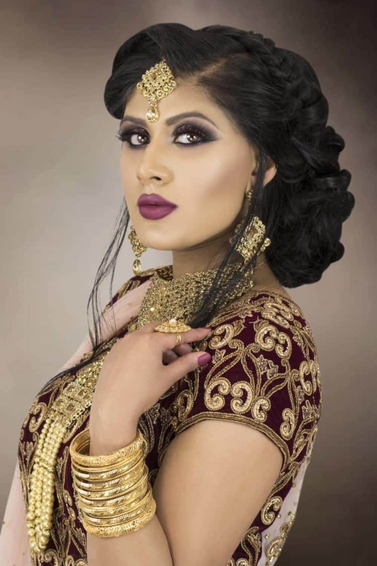 pro asian bridal hair