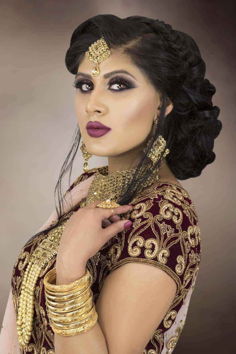 asian bridal makeup courses & hair courses - london - indian